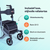 Lichtgewicht rollator
