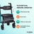 Lichtgewicht rollator
