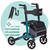 Easy Lichtgewicht Rollator - Groen + LED Zaklamp