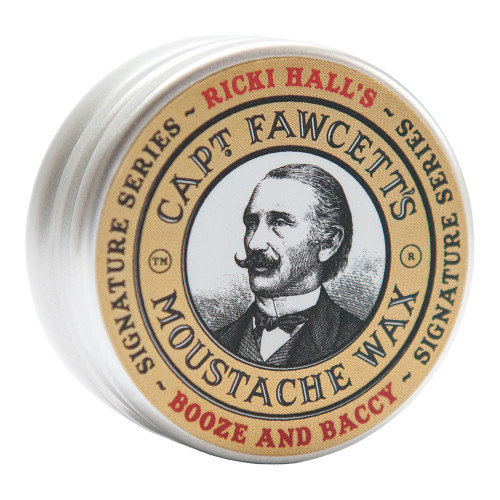Captain Fawcett Ricki Halls Booze & Baccy Moustache Wax 15ml