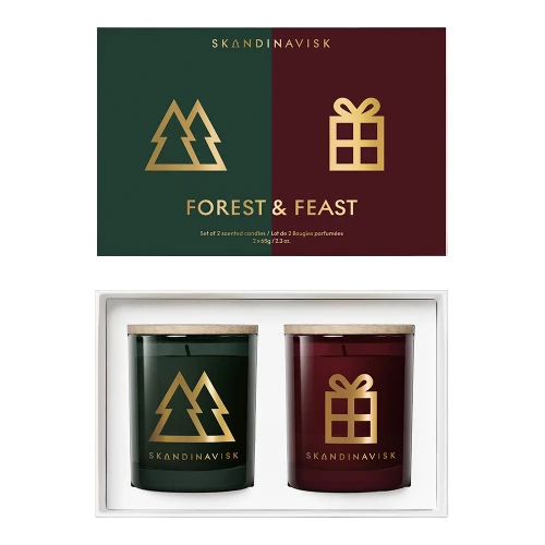 SKANDINAVISK FOREST & FEAST Scented Candle Gift Set