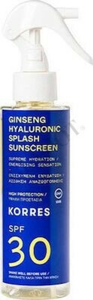 Korres Ginseng Hyaluronic Splash Sunscreen SPF 30