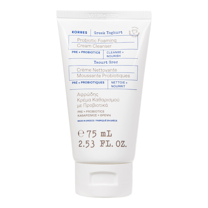 Korres Greek Yoghurt Foaming Cream Cleanser - 75ml