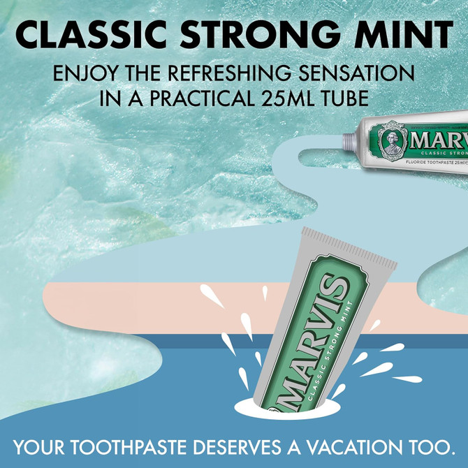 Marvis Classic Strong Mint Toothpaste 25ml