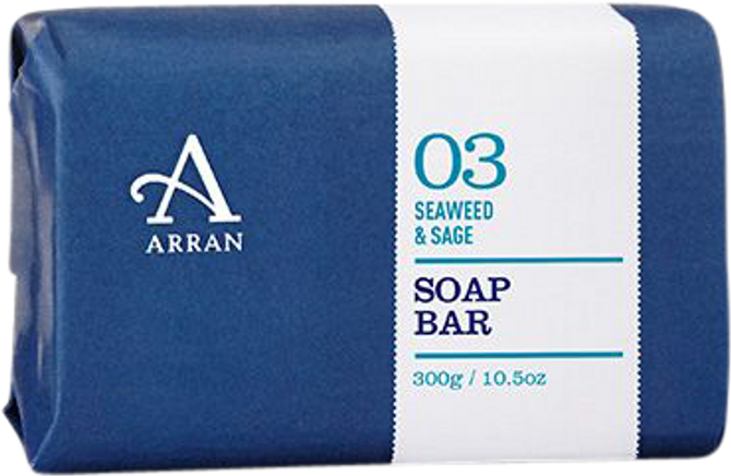 Arran Sense of Scotland Apothecary Seaweed & Sage Soap 300g