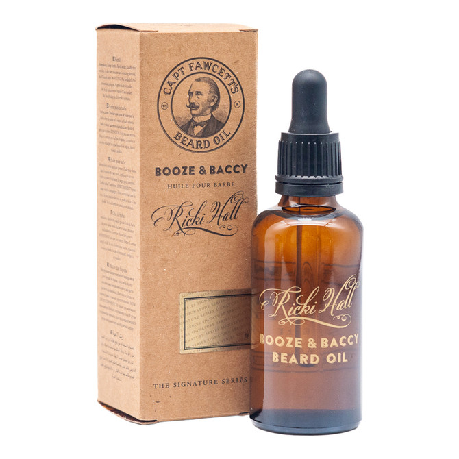 Captain Fawcett Ricki Halls Booze & Baccy Beard Oil 50ml