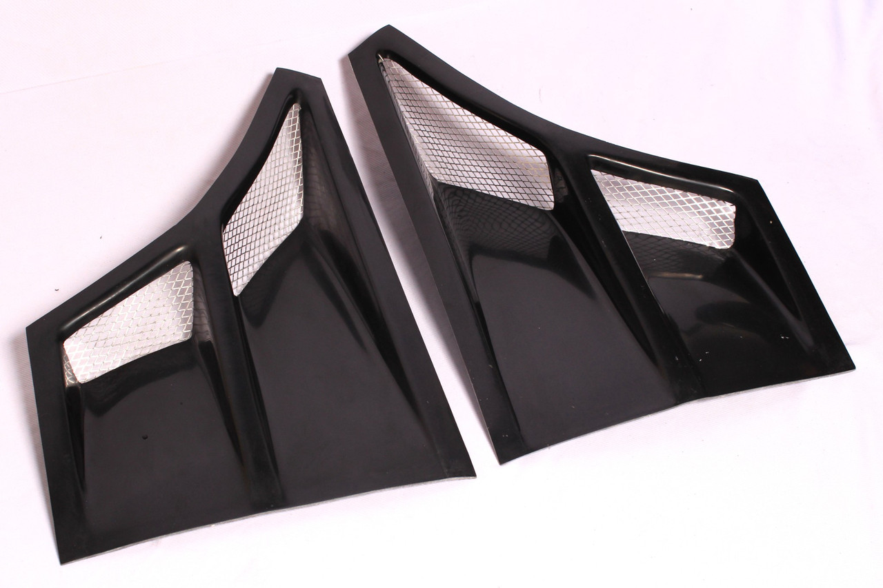 ユウ FRP Fiberglass Side Air Intake Scoops | Universal Fender Air Vents