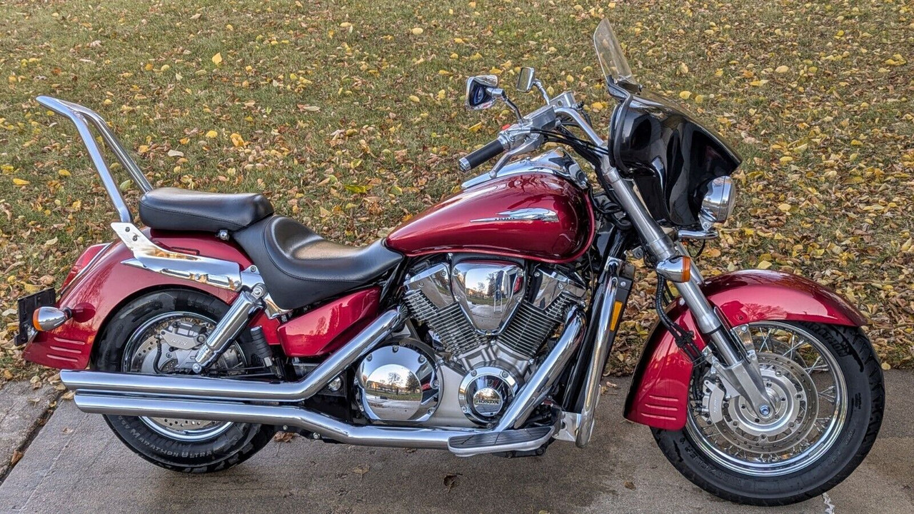 ユウ Chrome Tall Backrest Sissy Bar for Honda VTX 1300/1800 R/S