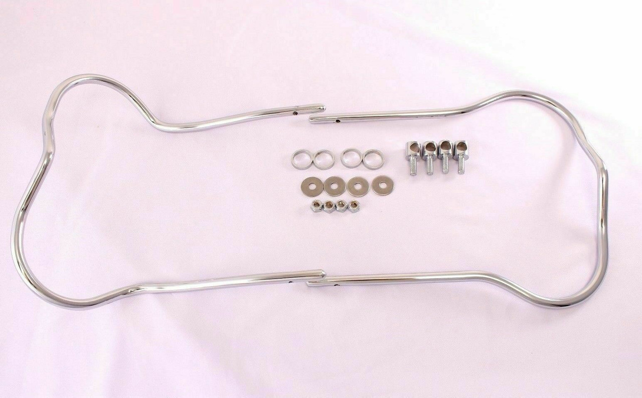 専用1 Chrome Fender Bumper Trim Rail for Harley Springer – Fits