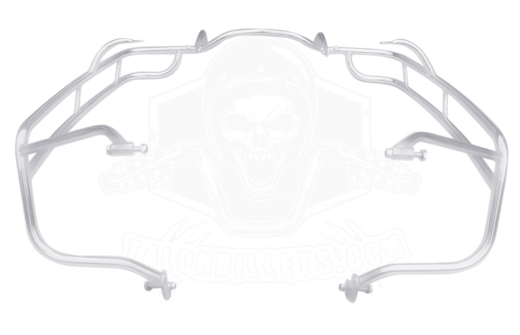 SADDLEBAGS SADDLE BAG RAIL GUARD 4 HONDA VALKYRIE CHROME - Talon