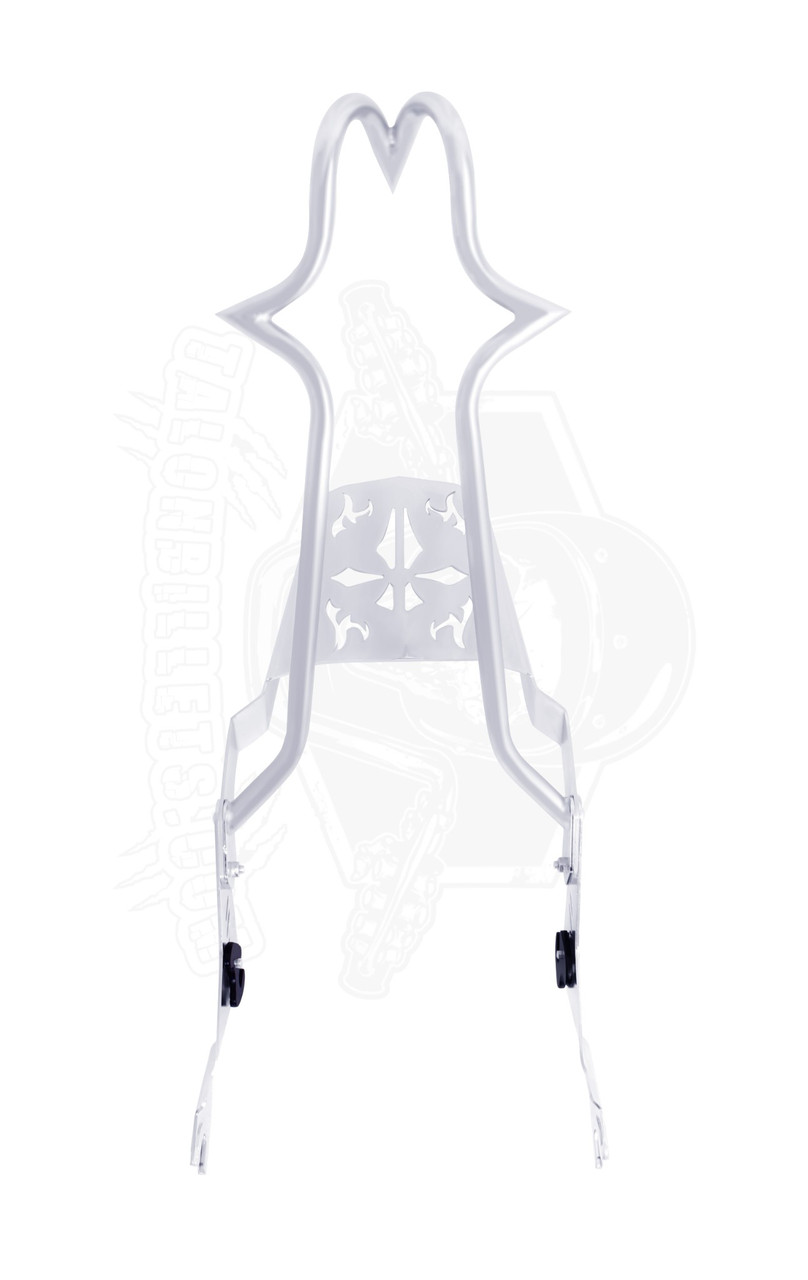 Tall Sissy Bar Backrest with Rack for Harley Touring, Road King