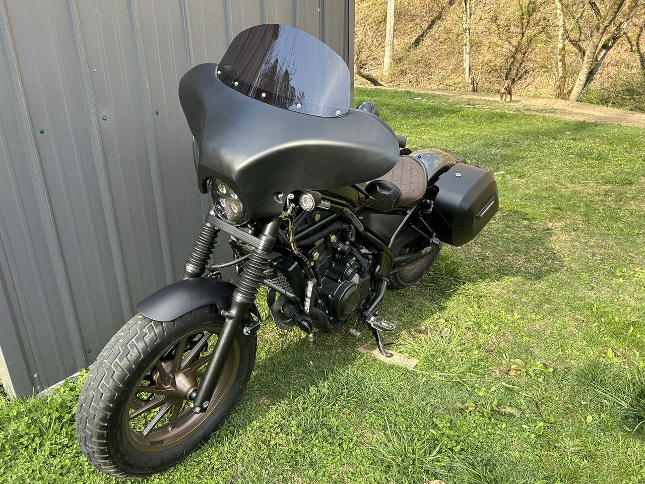 ABS Plastic Batwing Fairing Windshield for Honda Rebel CMX1100