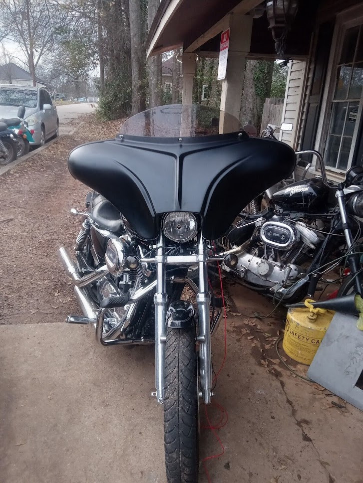 Batwing Fairing Windshield for Harley Sportster 1200 Nightster