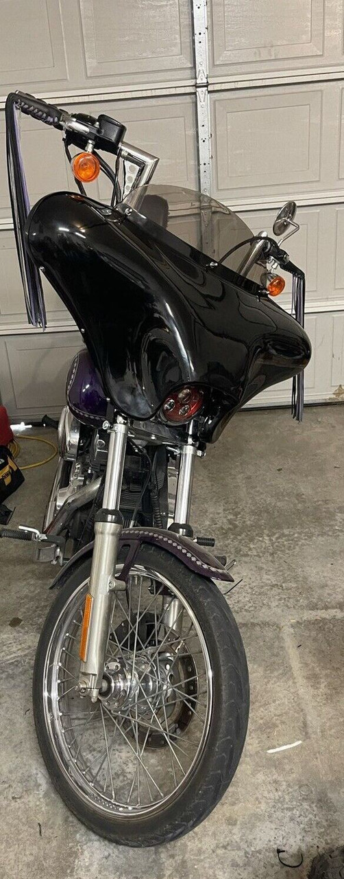 レネゲード6 Painted Batwing Fairing & Windshield for Suzuki VS1400 Intruder