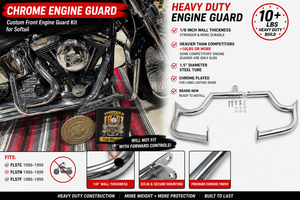 Highway Bars Engine Guard Crash Bar 4 1986-1999 Harley Heritage Softail Fatboy