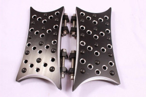 FLOORBOARDS FOOTBOARDS PEGS BOARDS REAR FOOTPEGS 4 HARLEY TOURING ROAD KING FL