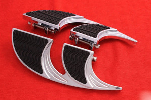 FOOTPEGS FOOTBOARDS FLOORBOARDS PEGS BOARDS 4 HARLEY TOURING ROAD KING SOFTAIL