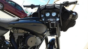APE HANDLEBAR  HANGER  12" BLACK 4 Harley TOURING SOFTAIL SPORTSTER KING FATBOY