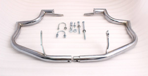 Detachable Engine Case Guard Highway Crash Bar 4 Honda VTX1800C 2002-2008 Chrome