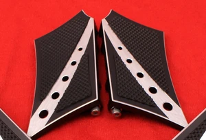 Footpegs Floorboards Footboards Board Rear 4 Harley Touring Glide Deluxe Softail