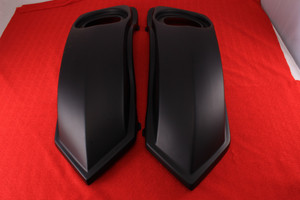 BAGGER SADDLEBAGS 6.5" SPEAKERS Lid Touring HARLEY ROAD KING SOFTAIL SLIM 97-13
