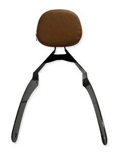 Passenger Backrest Sissy Bar Brown Pad Fits Indian Scout Sixty Bobber 2015-2022