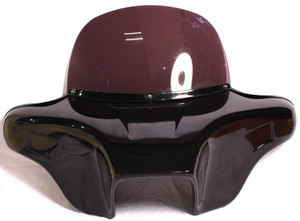 HARLEY BATWING FAIRING WINDSHIELD 4 TOURING  ROAD KING Vivid painted 12" windshi