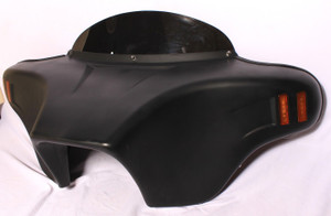Batwing Fairing Windshield Kawasaki VN900 Classic/Classic LT 06- ABS Amber Light