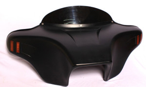 Batwing Fairing Windshield KAWASAKI VULCAN 1600 Classic 2002-08 ABS Amber Light