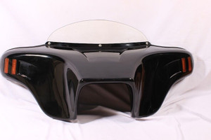 Batwing Fairing Windshield Painted 4 Kawasaki Vulcan 900 Custom 2006-Later 5" LE