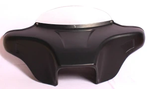 DOUBLE DIN Batwing Fairing Windshield 4 Harley FLD Dyna Switchback 4x5"