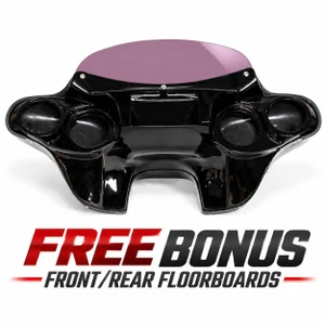 PAINTED BATWING FAIRING FOR HARLEY WINDSHIELD TOURING ROAD KING Freewheeler FLRT