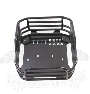 BASKET TRAIL SUPPORT LUGGAGE REAR RACK FITS HONDA CT125 HUNTER CUB BIKE BLACK