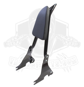 22" BACKREST SISSY BAR TALL PAD 4 HARLEY SPORTSTER 1200 883 XL CUSTOM LOW 04-24