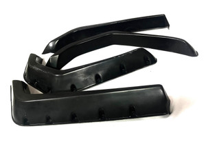4 Fender Flares Set of 4 Black 3'' kit for Polaris RZR 800, RZR S, RZR 2008-14