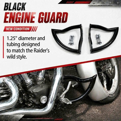 FIT YAMAHA VSTAR RAIDER SCL Engine Guard Crash Highway Bars 1.25" Tube Size Nice