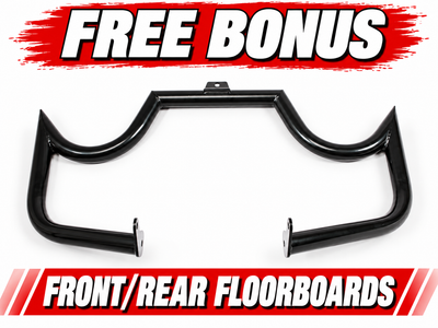 BAGGER ENGINE GUARD HIGHWAY CRASH BAR 4 HARLEY SLIM SOFTAIL 1.25" DELUXE 2000-17