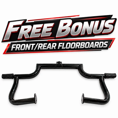 ENGINE GUARD HIGHWAY CRASH BAR 4 HARLEY TOURING ROAD KING STREET ULTRA FL 1.5" 1997-2008