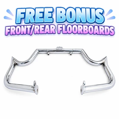 NEW CUSTOM ENGINE GUARD HIGHWAY CRASH BAR 4 HARLEY  FATBOY SOFTAIL DELUXE  00-17