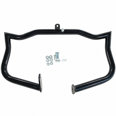 Black Highway Bars Engine Guard Crash 4 1986-99 Harley Heritage Softail Fatboy 1