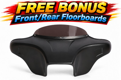 PAINTED BATWING FAIRING WINDSHIELD FITS HARLEY TOURING ROAD STREET GLIDE ABS 4X5