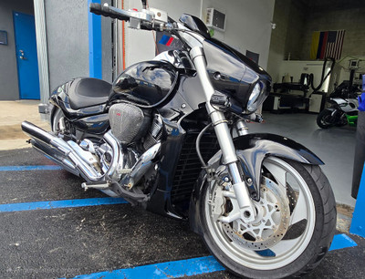 Front Fender+ Chin Spoiler Fit For Suzuki Intruder M109R Boulevard 2006-LATER