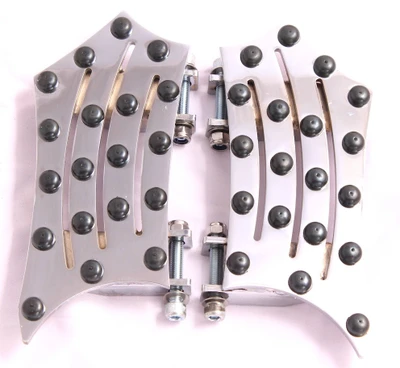 REAR FLOORBOARDS FOOTPEGS FLOOR BOARDS PEGS CHR 4 HARLEY TOURING ROAD STREET
