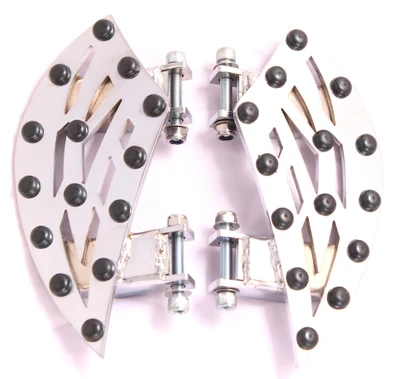 REAR Footpegs Floorboards Footboards 4 Harley Touring Fl Softail Road Street