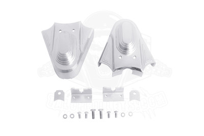 Phantom Rear Swing Arm Axle Covers Set Pair 4 Harley 86-07 Softail ABS Plastic
