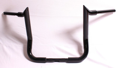 APE HANGER HANDLEBARS 10" BLACK 4 HARLEY SPORTSTER SOFTAIL FAT BOY ELECTRA GLIDE