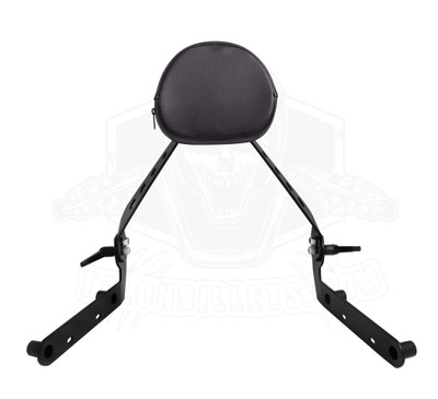 BLACK  BACKREST KIT WITH MOUNTING HARDWARE FOR CAN AM SPYDER F3 2015 – 2017