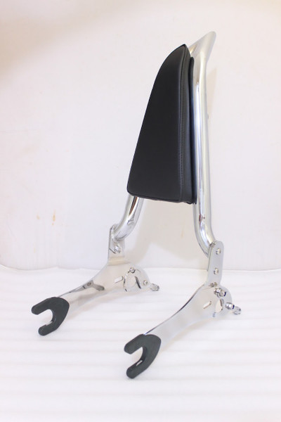 Chrome Tall Backrest Sissy Bar w/ Mounting Spools Fit For Indian Chieftain 14-22