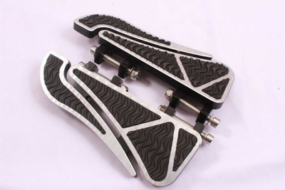 FOOTPEGS FLOORBOARDS FOOTBOARDS PEGS BOARDS REAR HARLEY SOFTAIL HERITAGE FL