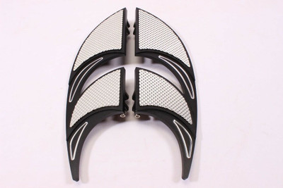 FOOTPEGS FOOTBOARDS FLOORBOARDS PEGS BOARDS TOURING ROAD GLIDE FL SOFTAIL 80-13